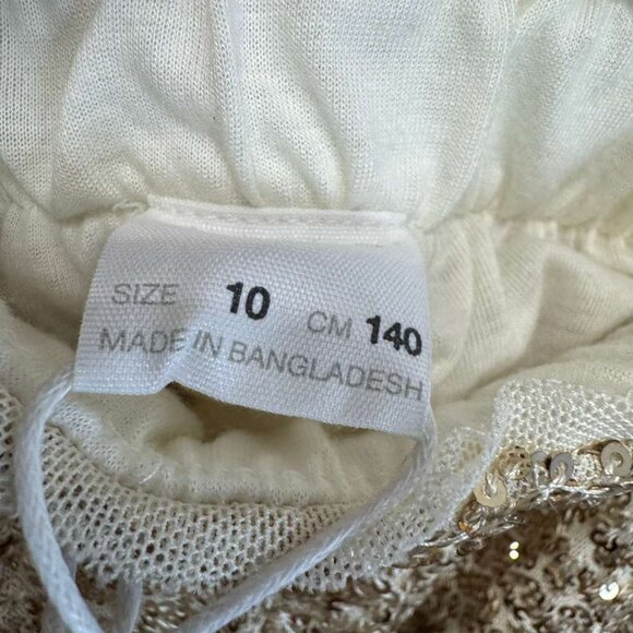 Zara Girls Sequin Mini Skirt Pull-on Holiday New - Picture 6 of 8